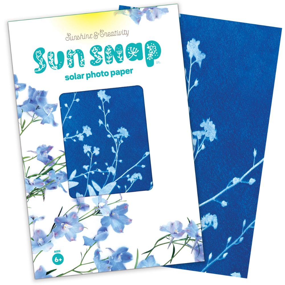 Sun Snap Photo Paper: Cyanotype Sun Print Kit