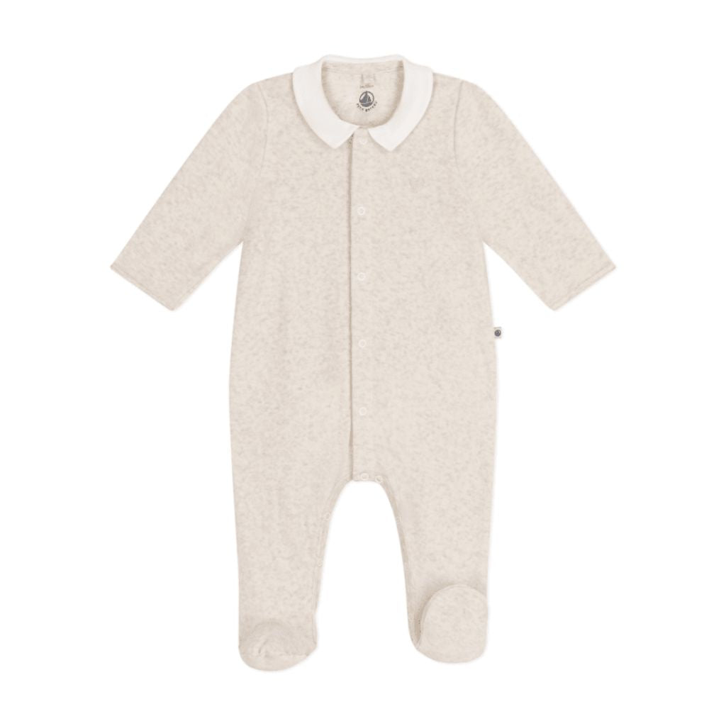 Petit Bateau Sleeper with collar