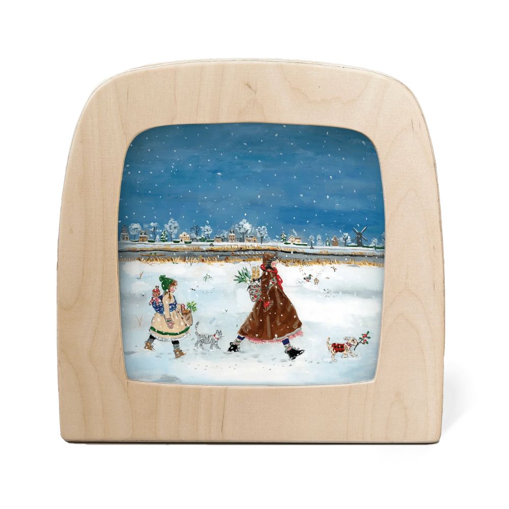 Silhouette Only - Gwen's Illustrations - Winter Stroll Silhouette for Toverlux Lamp