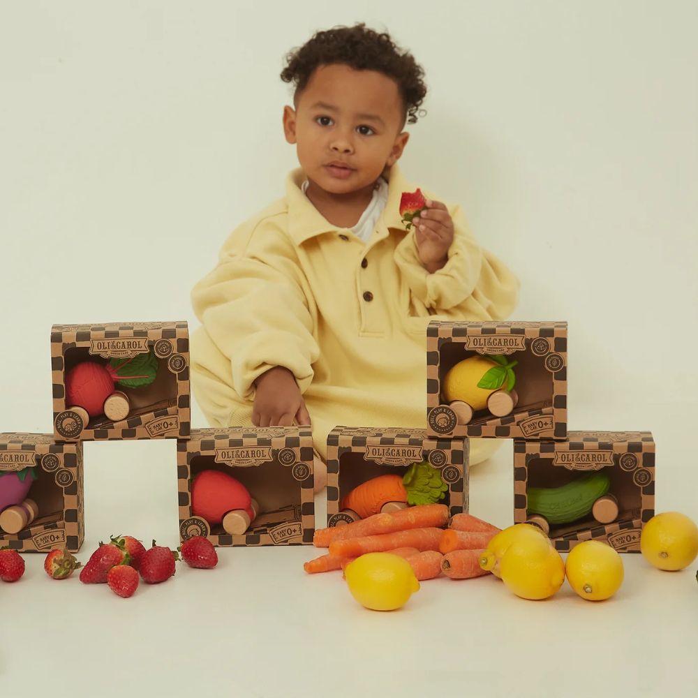 Oli & Carol Pepino The Cucumber Baby Car Toy