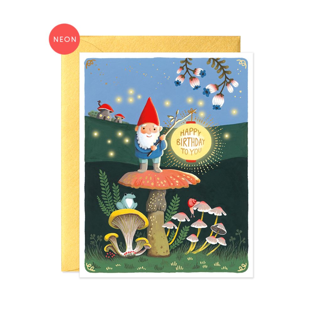Gnome Birthday Card