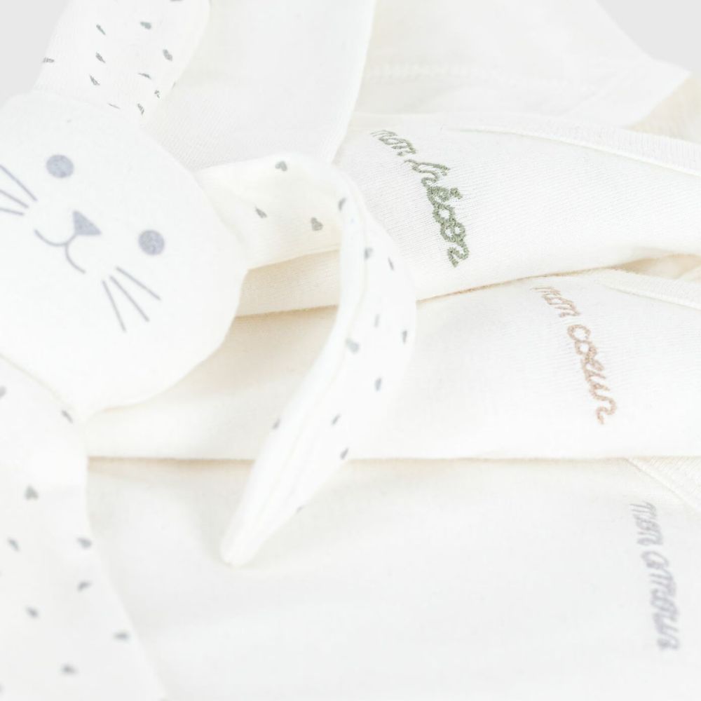 Petit Bateau Newborn Bodies and Soft Toy