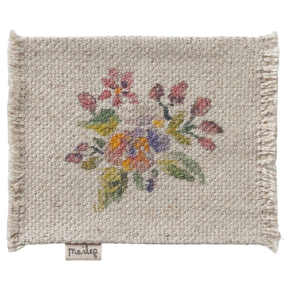 Maileg Rug, Flowers - Large