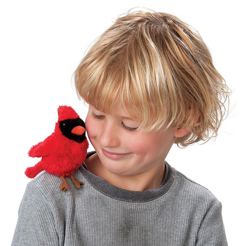 Finger Puppet - Mini Cardinal