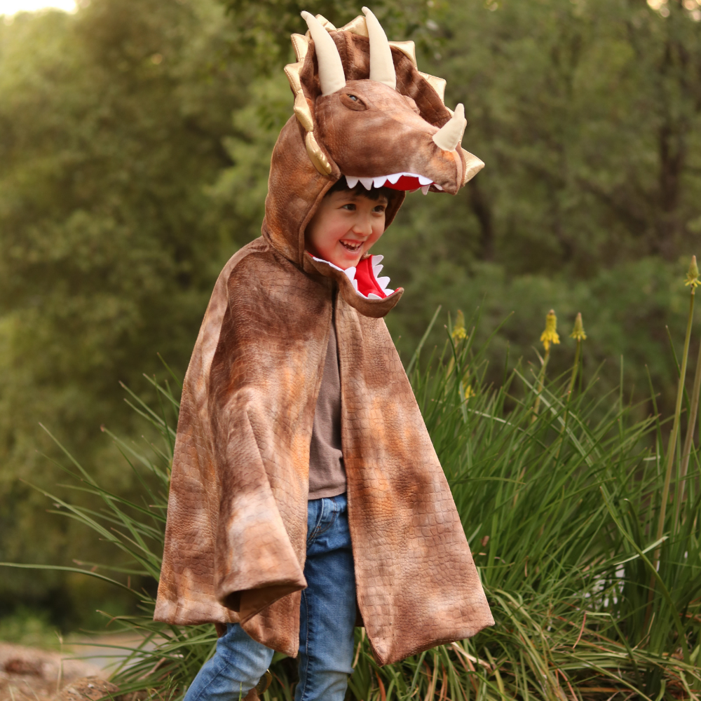 Grandasaurus Triceratops Cape w/Claws, Size 4-6