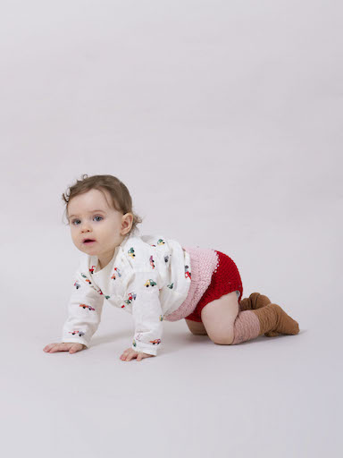 Bobo Choses Baby Red Knitted Culotte
