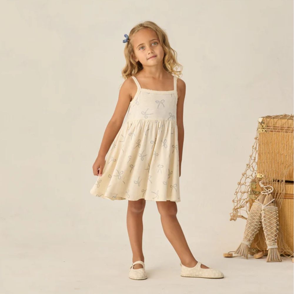 Rylee + Cru Lea Dress Sailor Bows