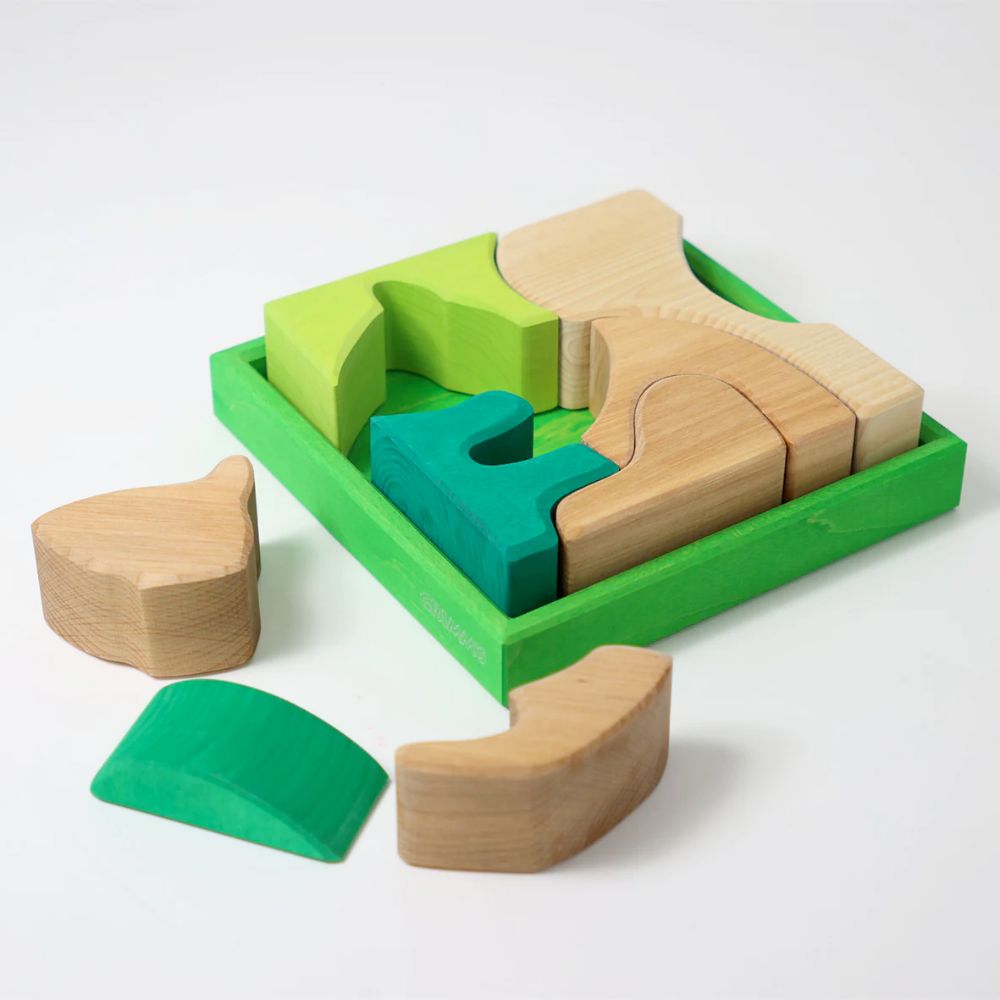 Building Set Creative Puzzle, Squirrel GREEN
