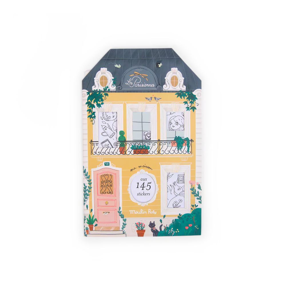 Moulin Roty Parisiennes - Colouring Book with Stickers
