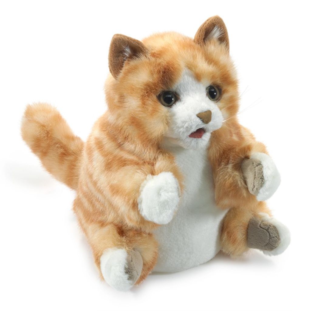 Hand Puppet- Orange Tabby Cat