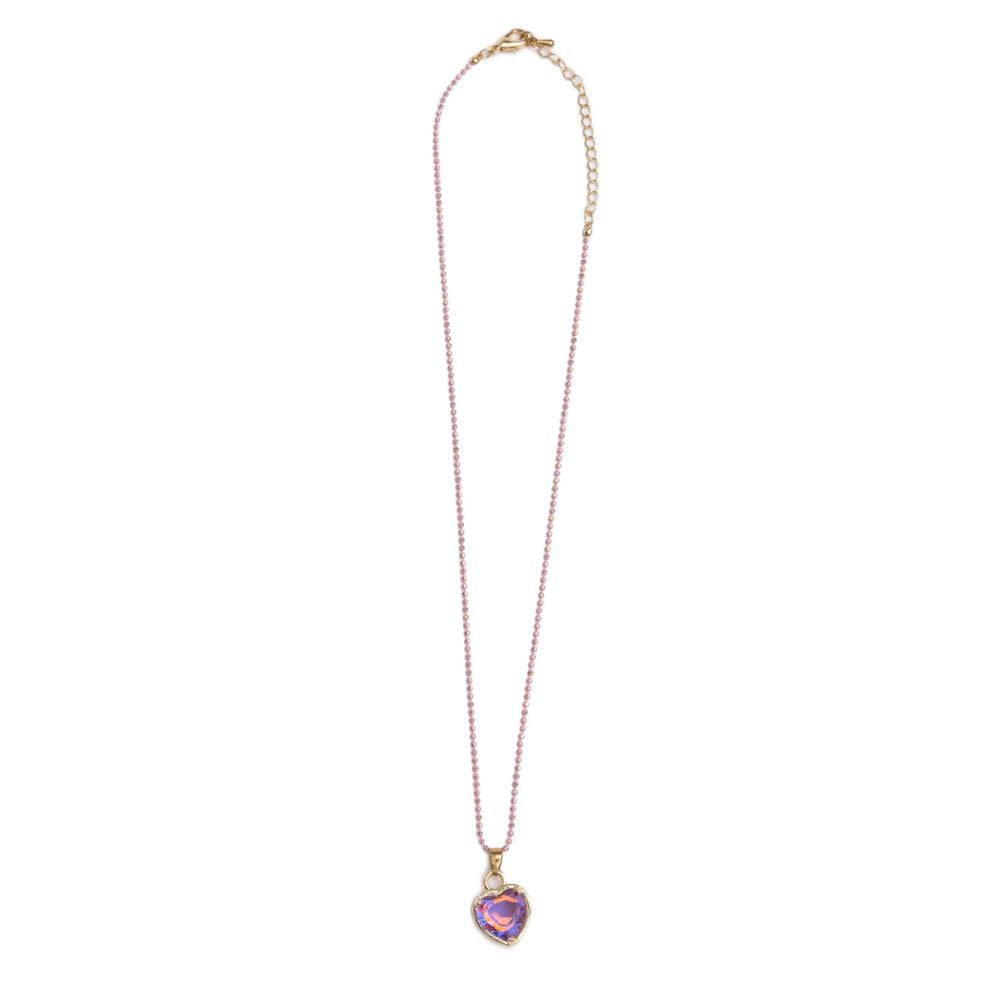 Boutique Chic Lilac Love Necklace