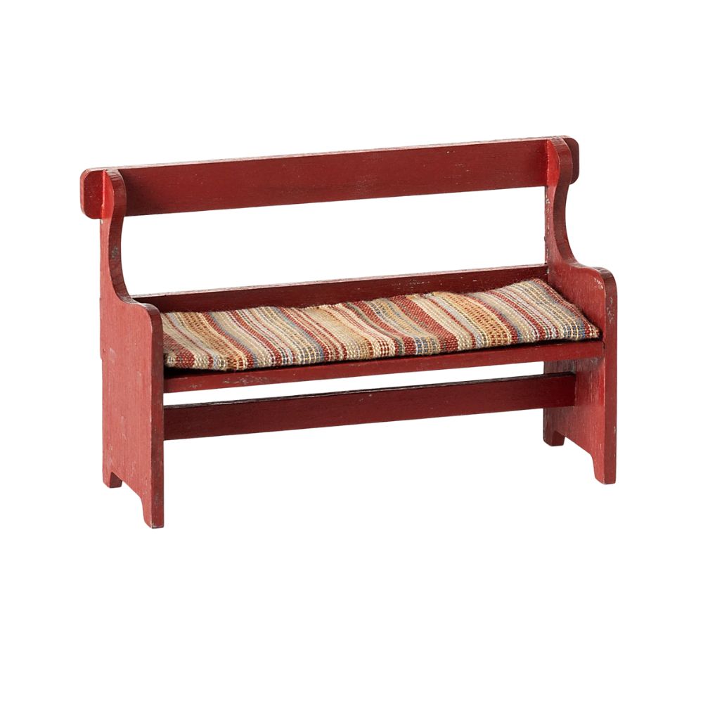 Maileg Bench, Mouse - Red