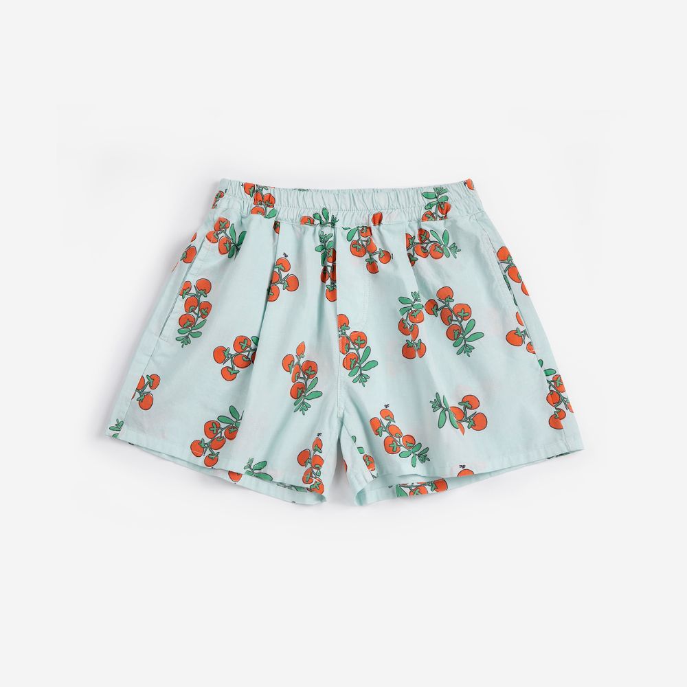 Bobo Choses Juicy Tomatoes woven shorts