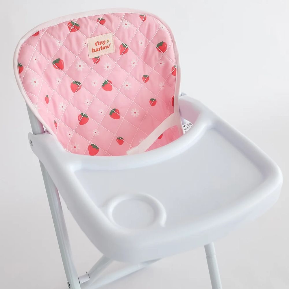 Tiny Harlow Doll High Chair - Strawberry Picnic