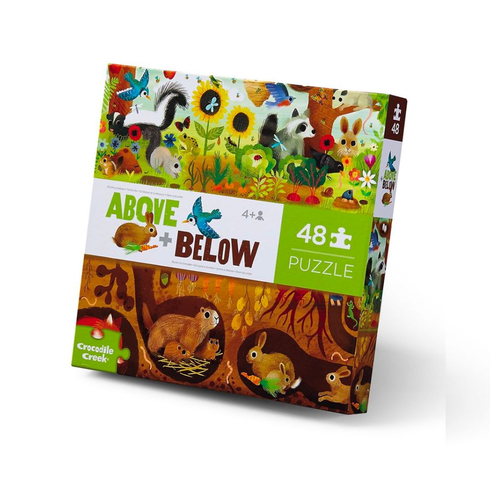 Crocodile Creek Above & Below 48 Piece Puzzle - Backyard Discovery
