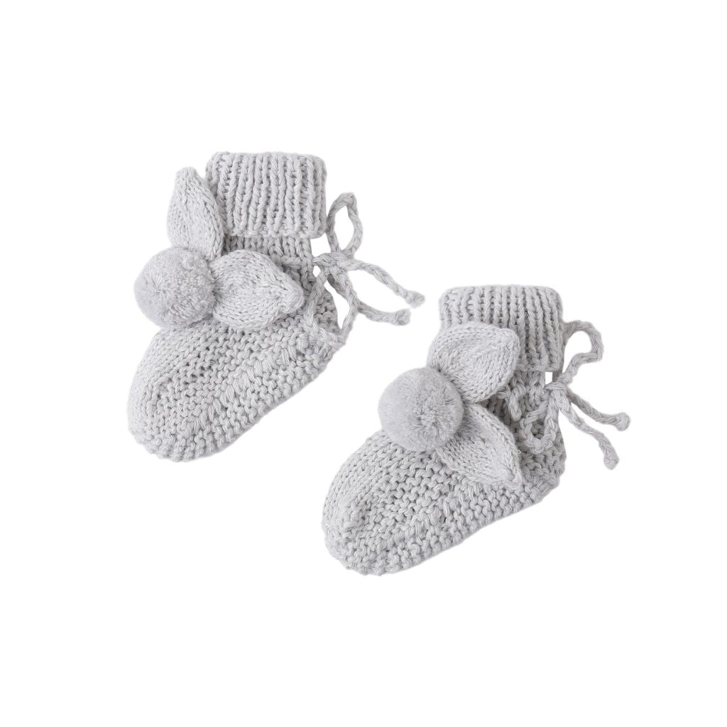 Quincy Mae Bunny Knit Booties HS