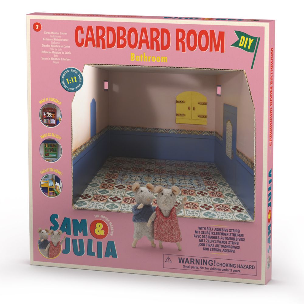 The Mouse Mansion Cardboard Room - Bathroom – Kol Kid