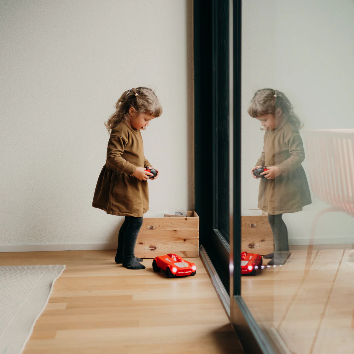 Kidycar Remote Control Car- Red