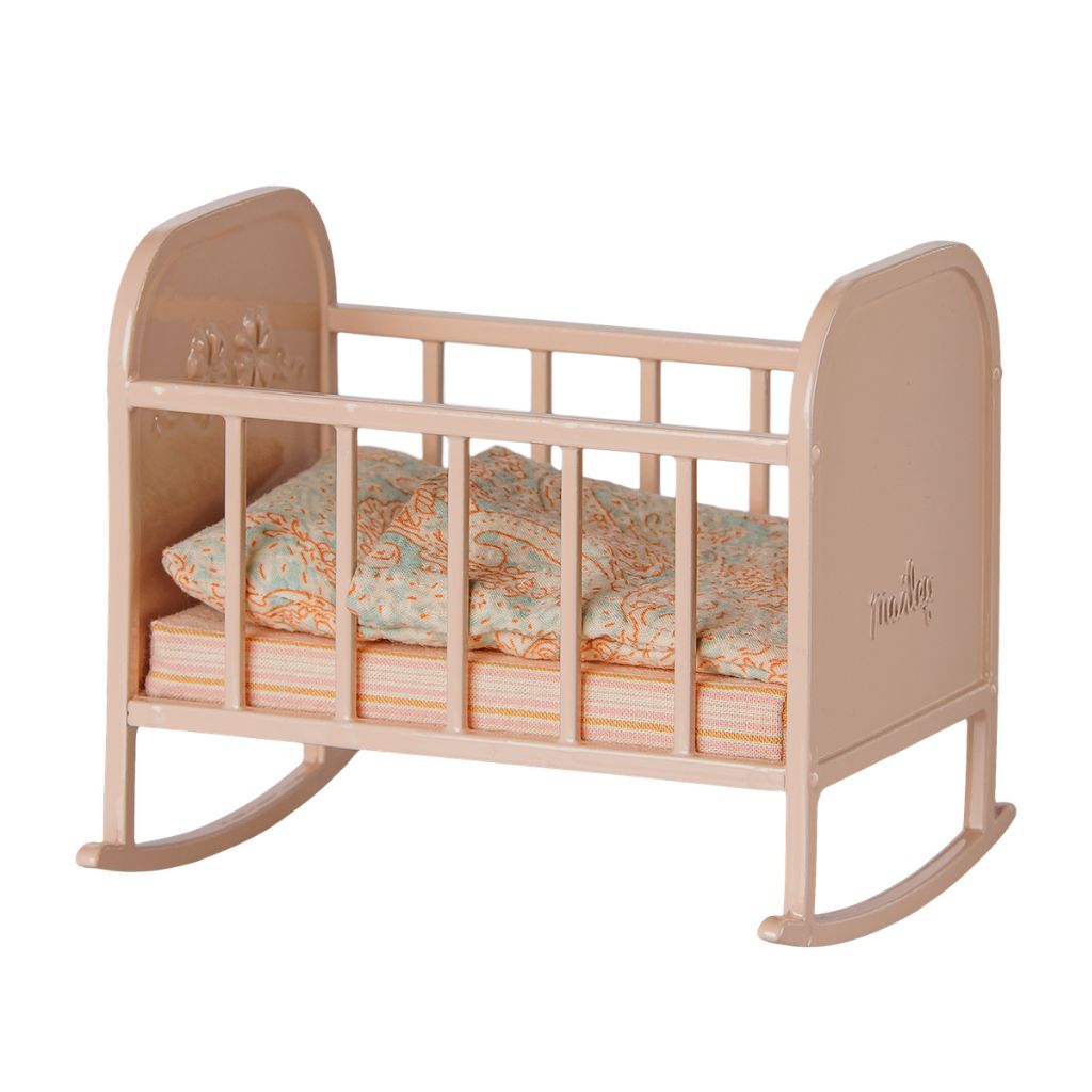Maileg Cradle, My - Light rose