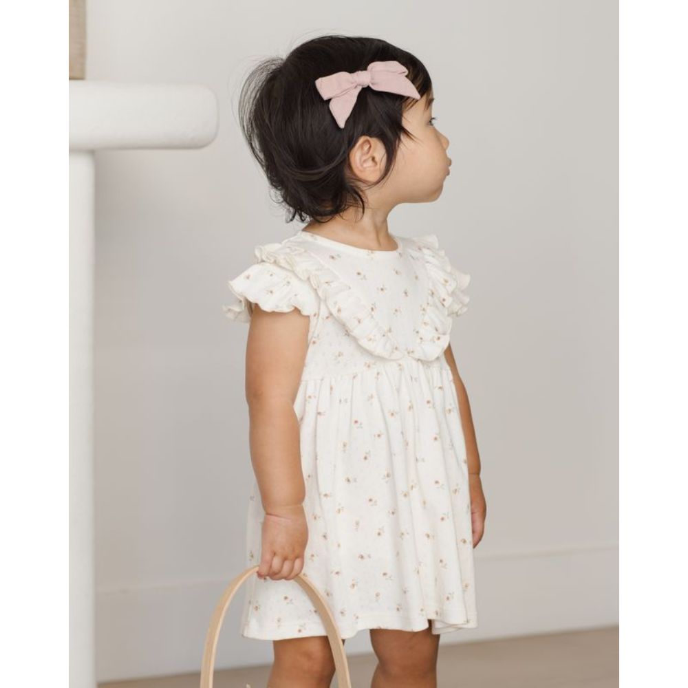 Quincy Mae Sleeveless Ruffle V Dress Petit Fleur