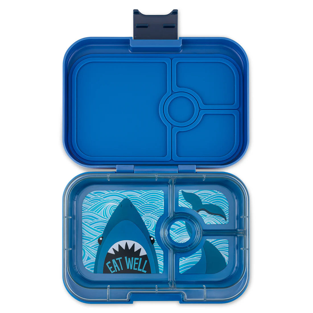Yumbox Panino 4 Compartment - Surf Blue with Shark Tray