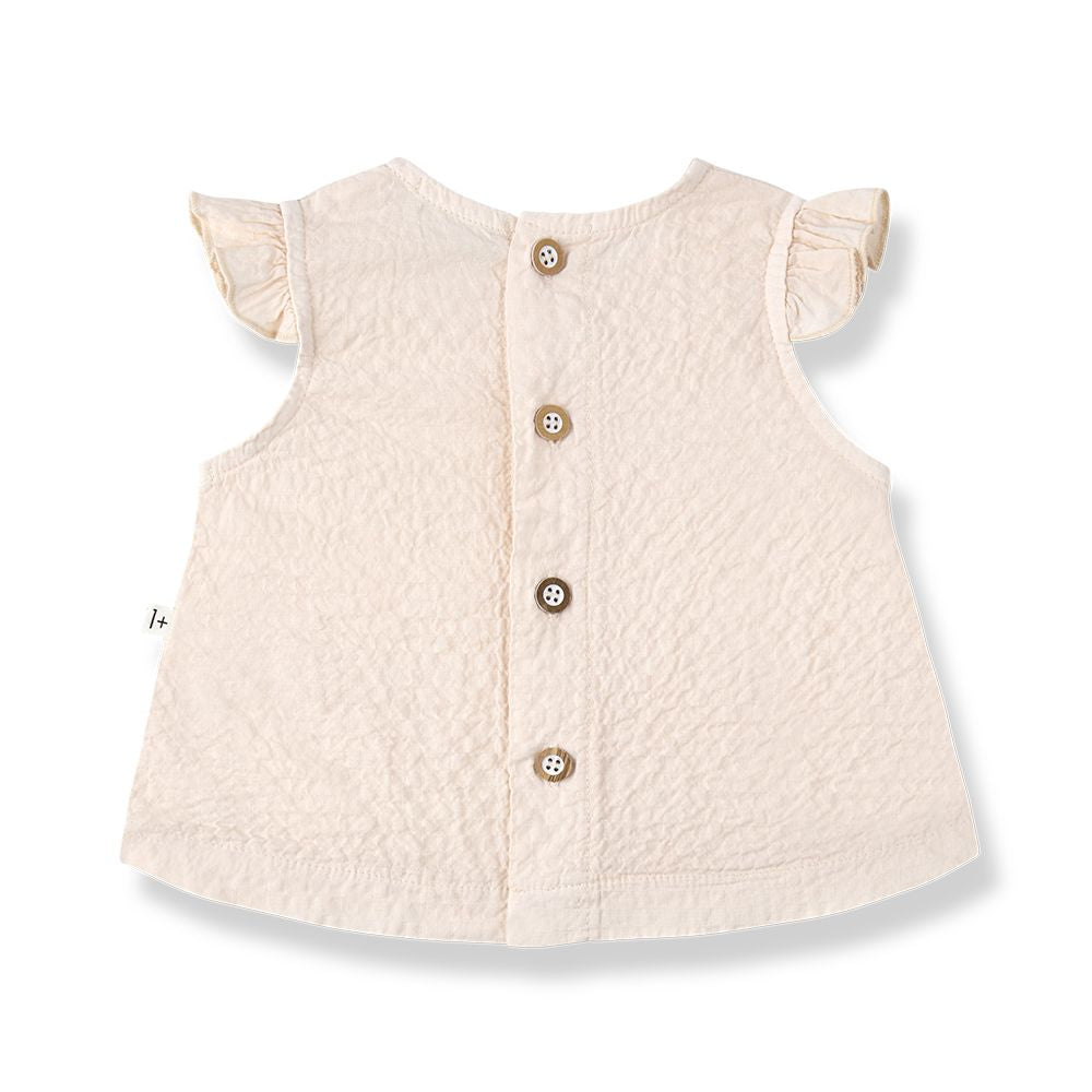 1 + in the Family Newborn APOLONIA Seersucker Dress
