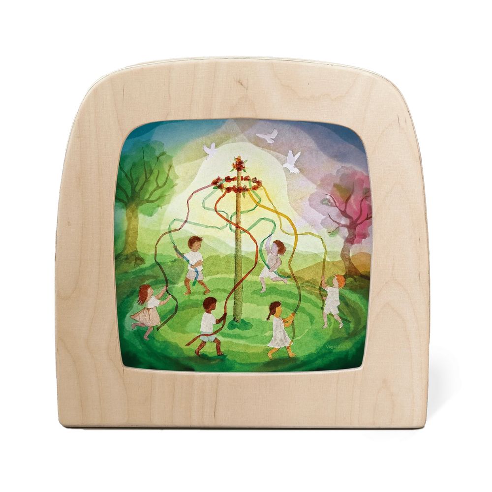 Silhouette Only - Vogel Geluk - Ribbon Dance for Toverlux Lamp