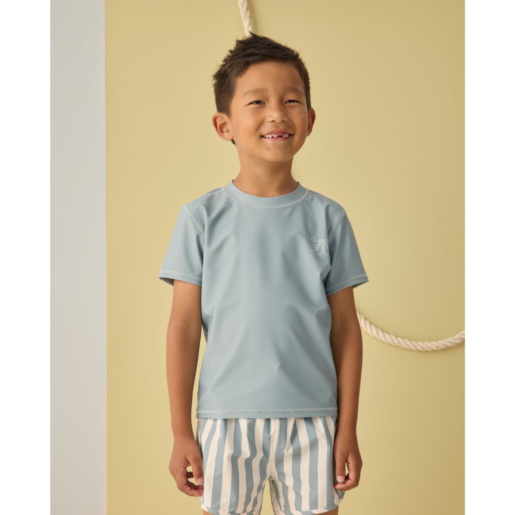 Rylee + Cru SS Rashguard Sea Green