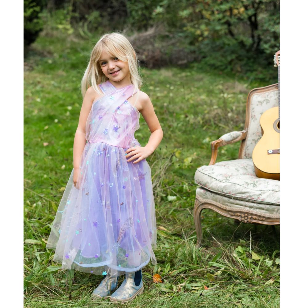 Ombre ERAS Dress, Lilac/Blue, Size 5-6