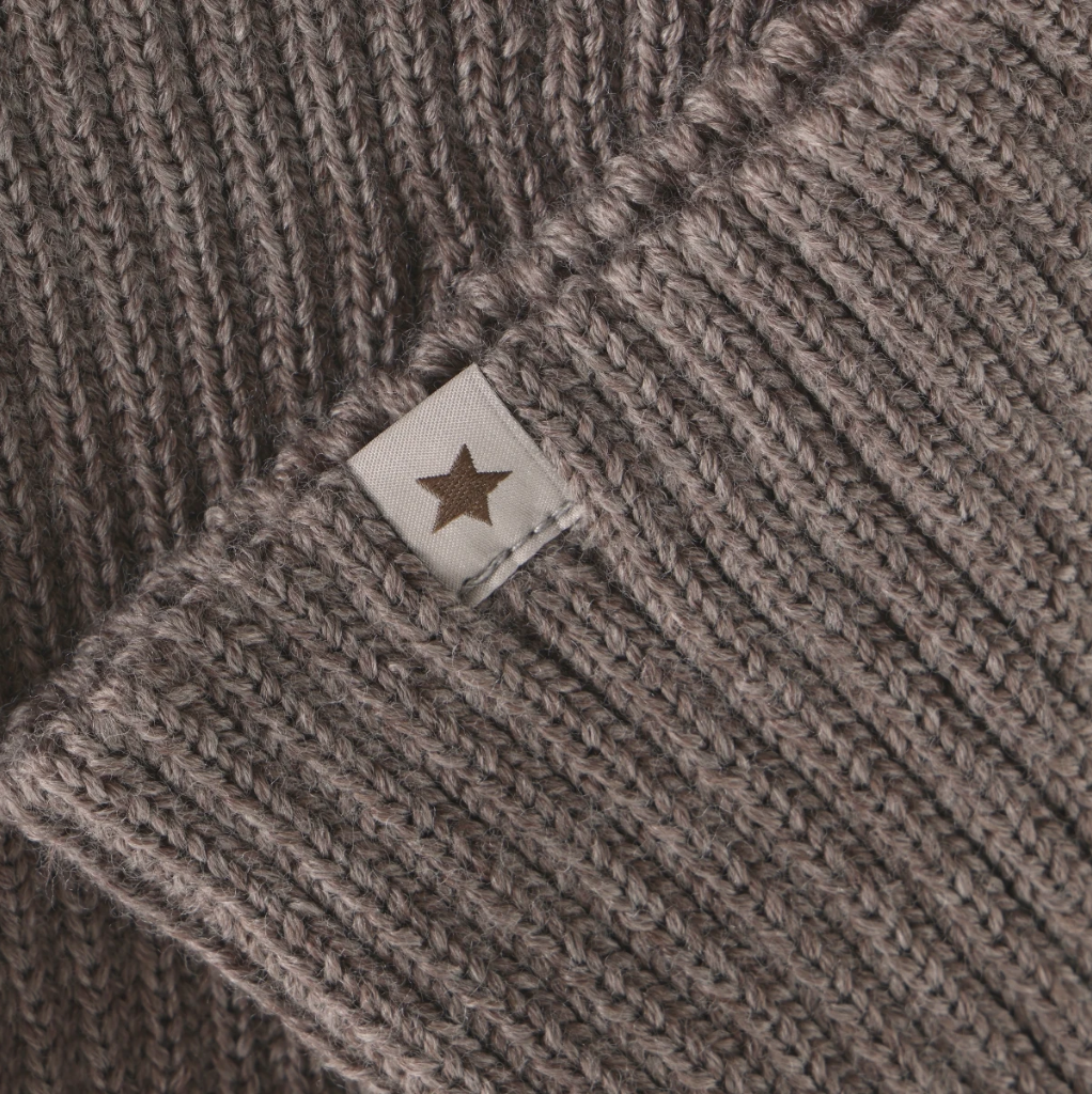 Huttelihut Neck Warmer Wool Knit Cinder Melange