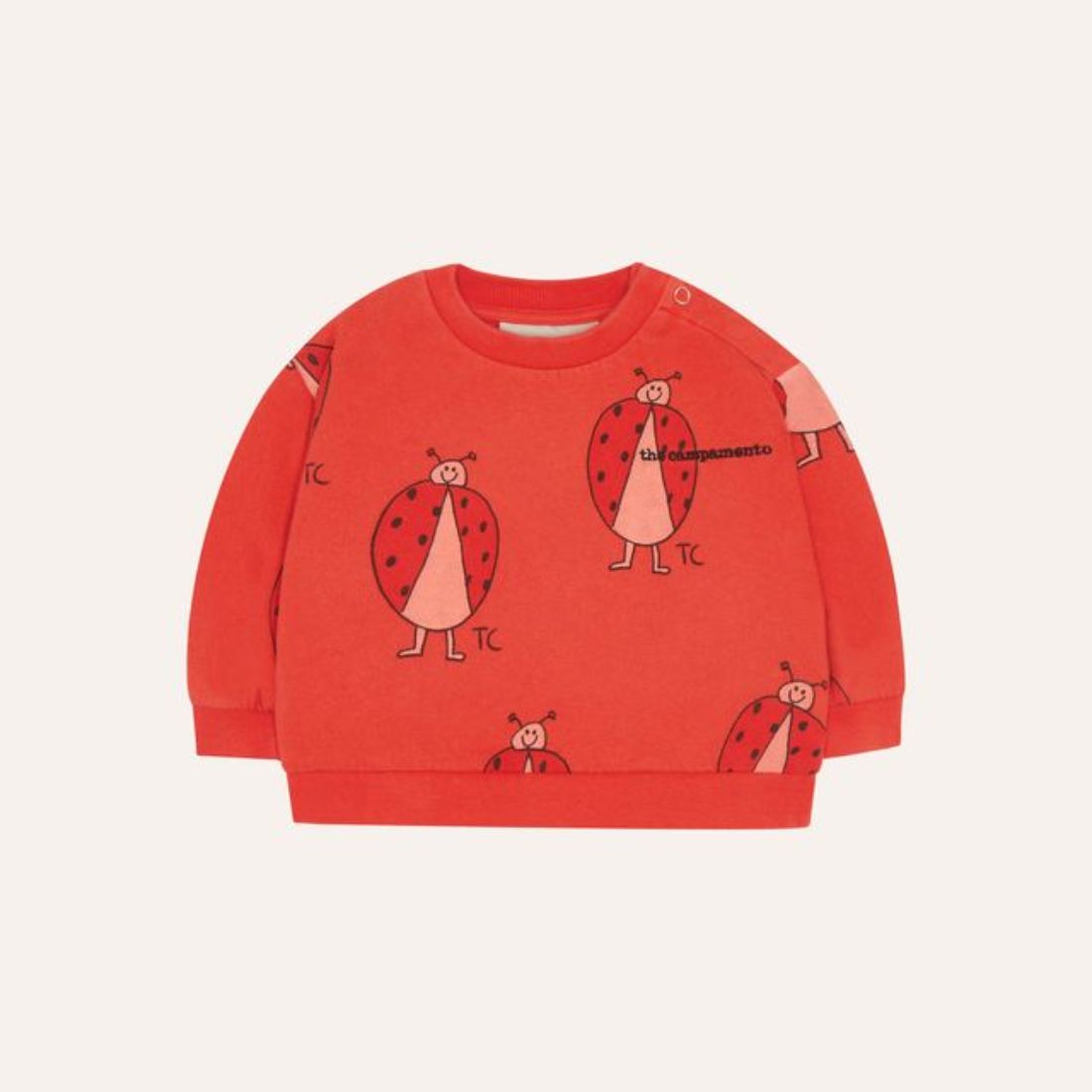 The Campamento Ladybug Allover Baby Sweatshirt