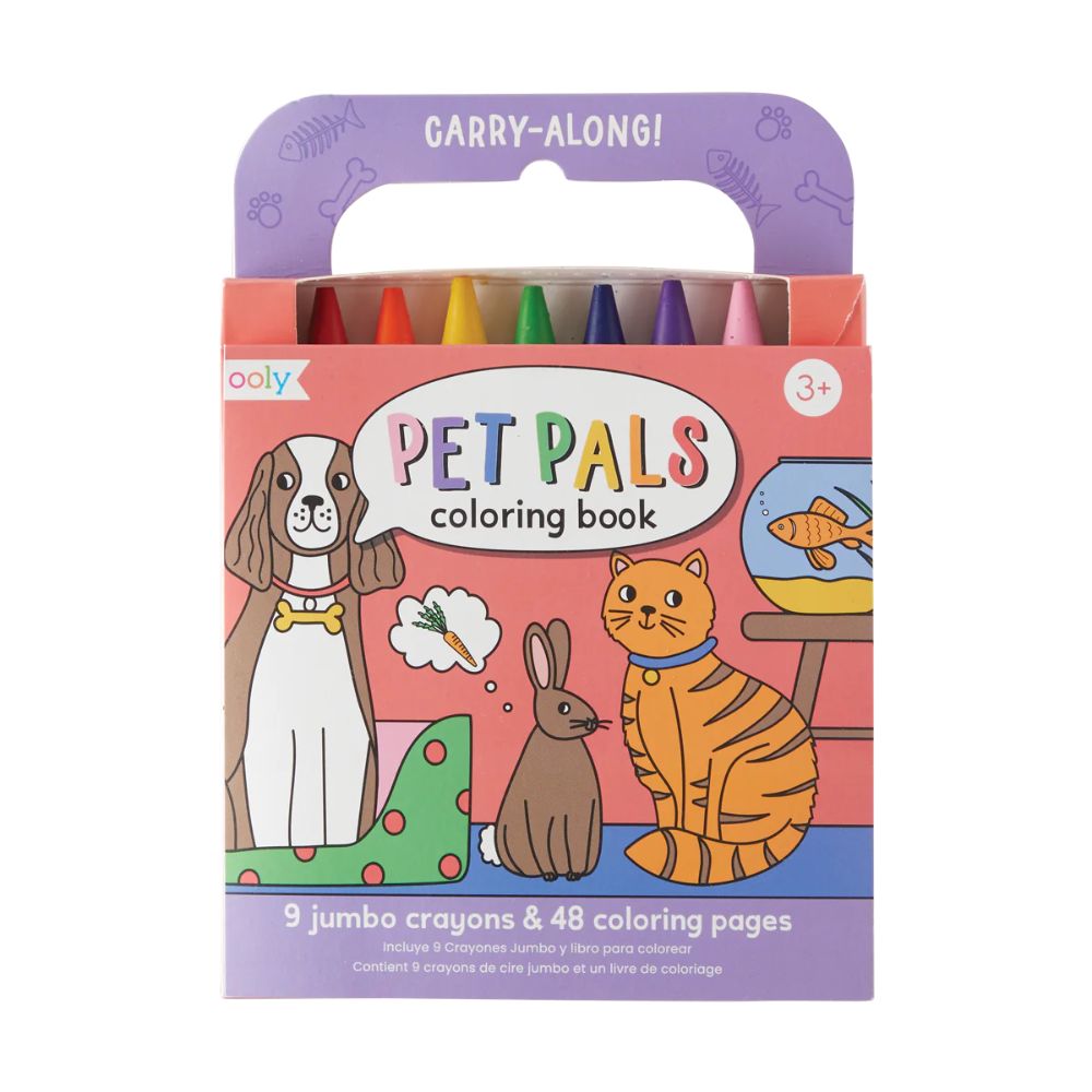 Carry Along Crayon & Coloring Book Kit-Pet Pal
