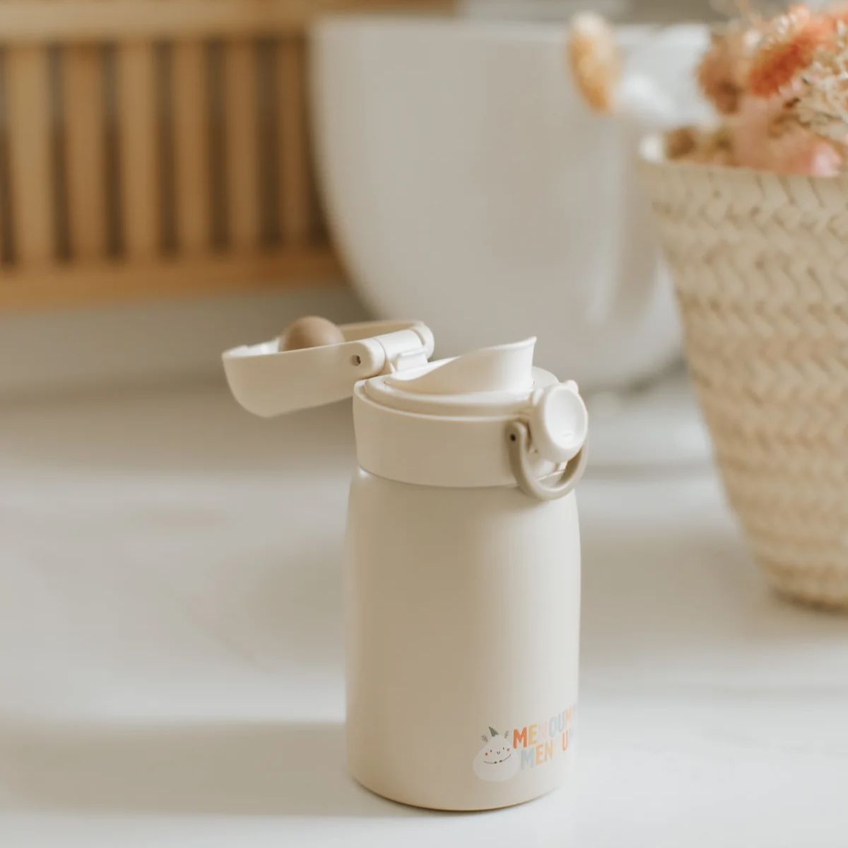 Menoum Menoum Bouteille thermos - Beige