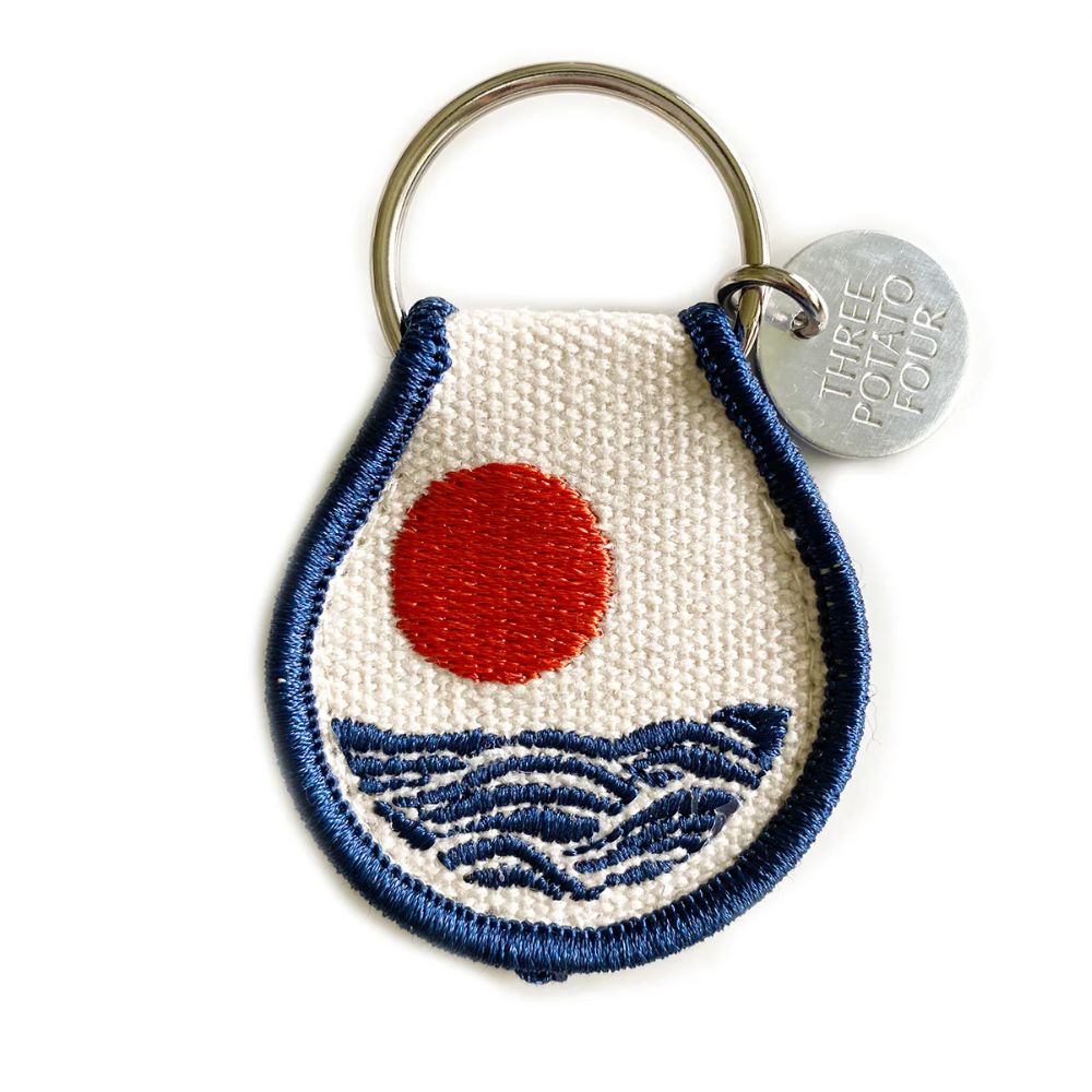 Patch Keychain - Sun & Waves