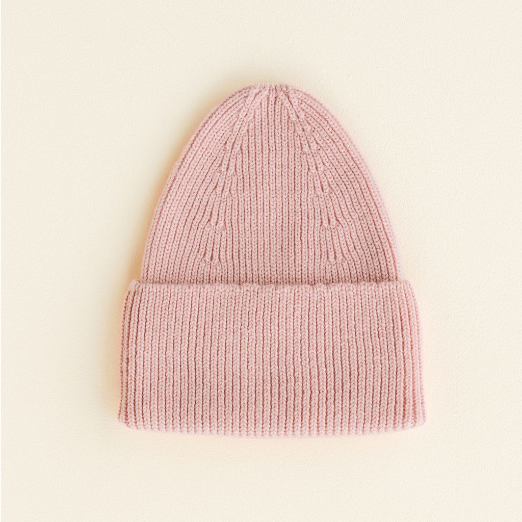 Hvid Fonzie Beanie Kids Powder