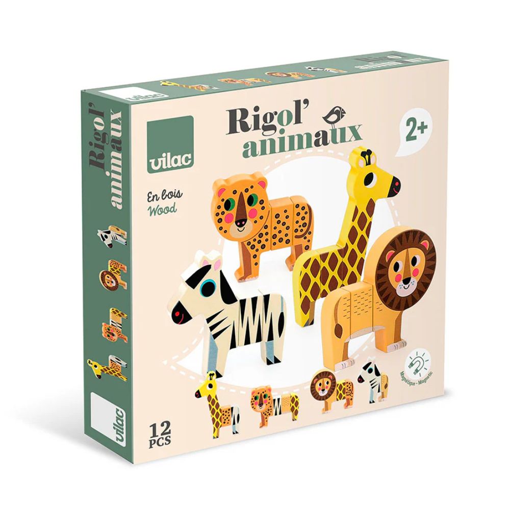 Vilac Magnetic Savannah Animals Set by Ingela P Arrhenius