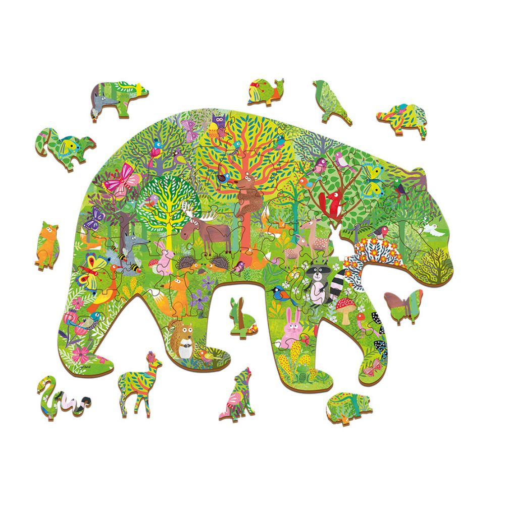 Woody Puzzle the Forest