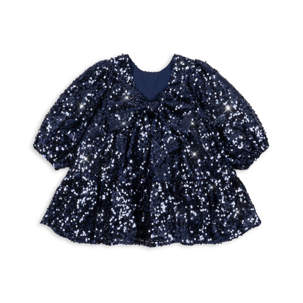 Konges Sløjd Lila Sequins Bow Dress Total Eclipse