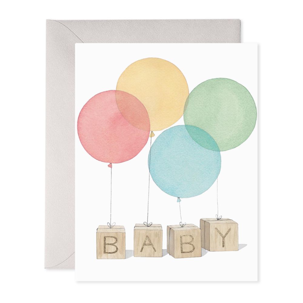 Baby Block Card
