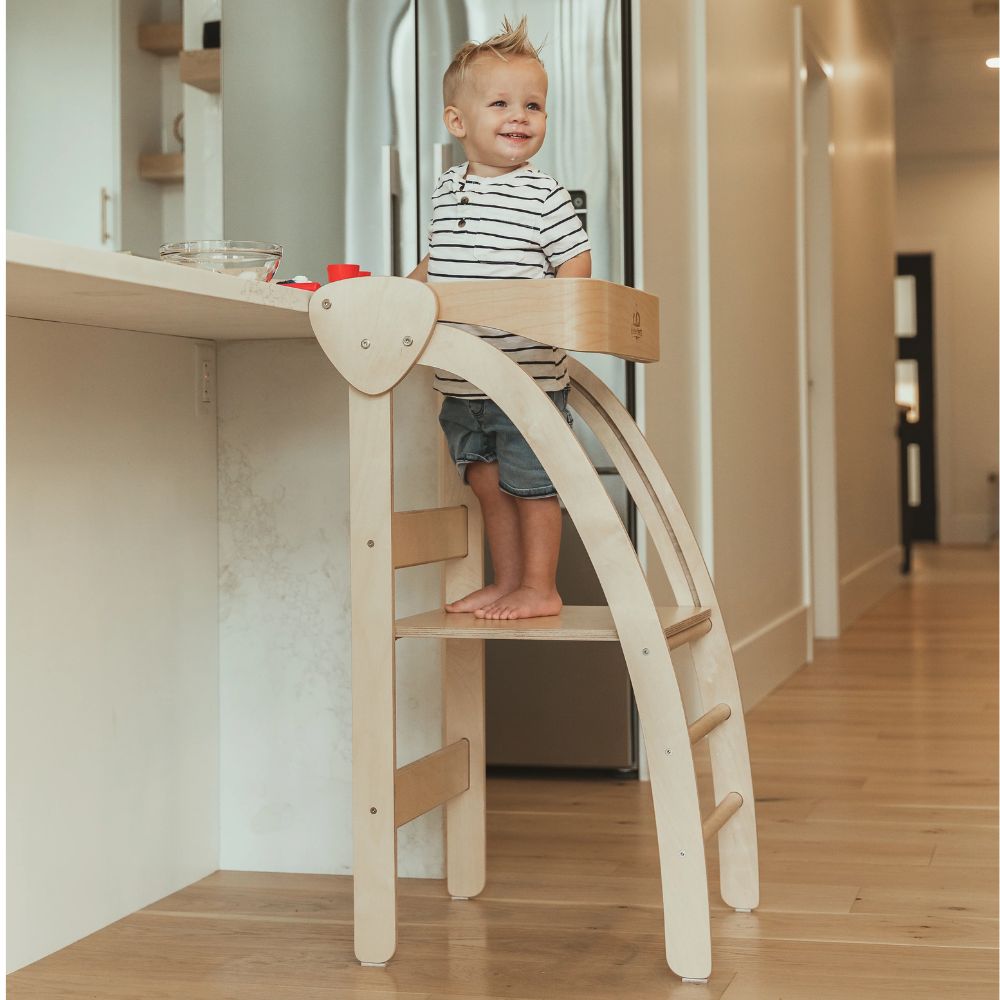 Kinderfeets Pikler Gym - Observation Tower- Natural
