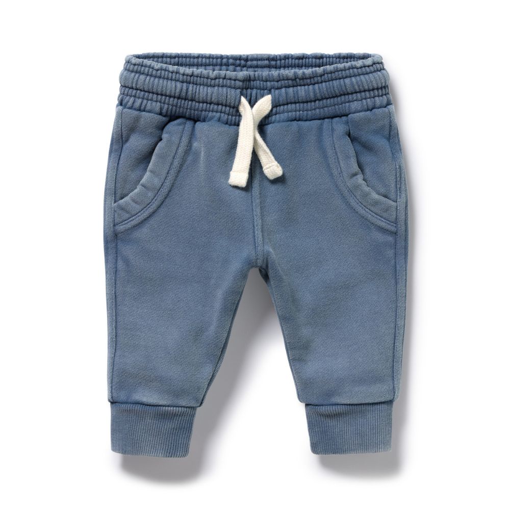 Wilson & Frenchy Twilight Blue Organic Terry Sweat Pant