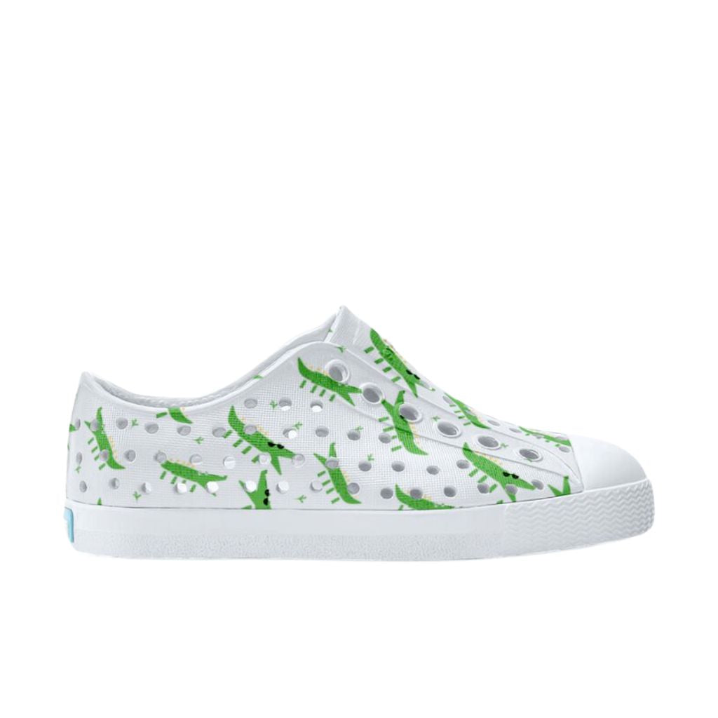 Jefferson Little Kid Print Shell White / Alligators