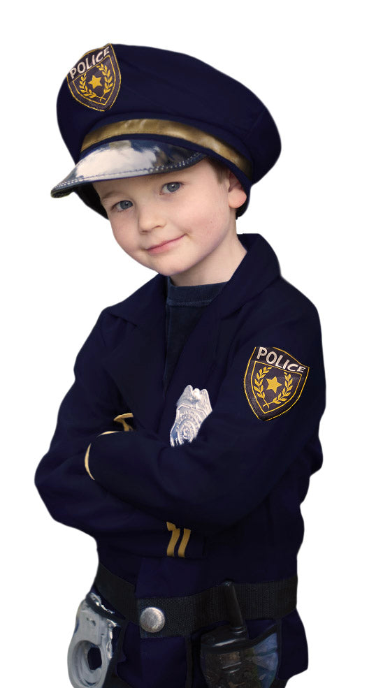 Police Officer With Accessories, 5-6Y