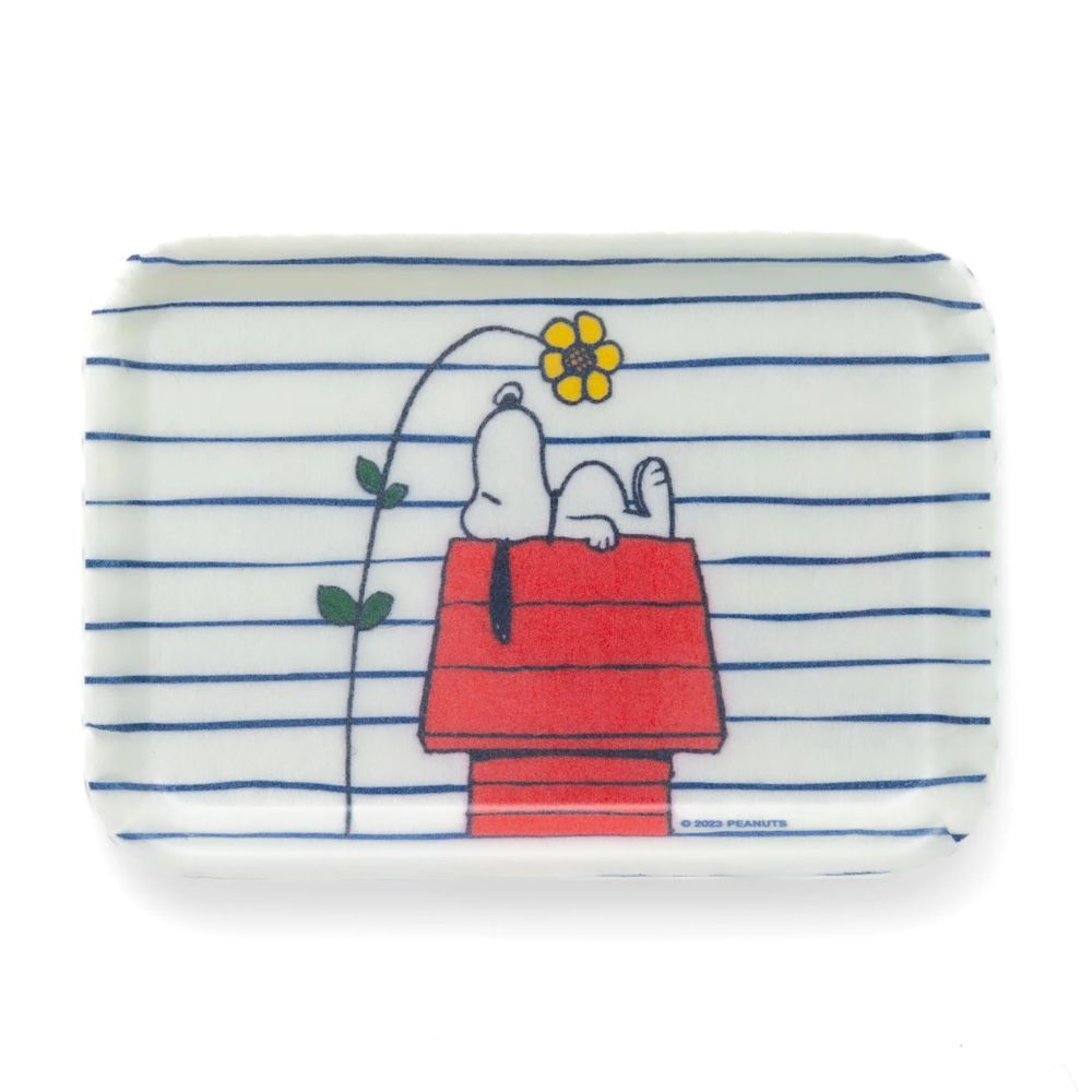 3P4 X Peanuts- Doghouse Flower Vintage Style Tray