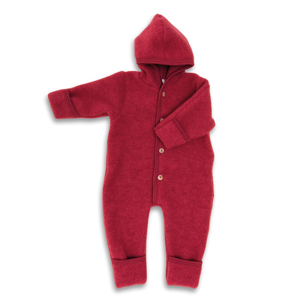 Engel Hooded Overall With Buttons and Cuffs Jasper