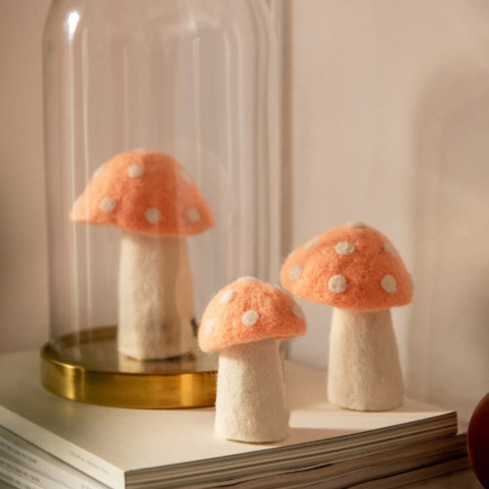 Muskhane Dotty Mushrooms XL Blush 13cm
