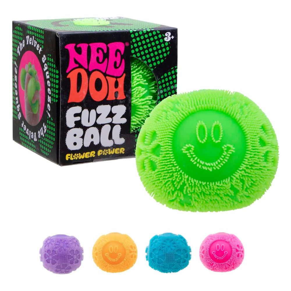 NeeDoh Fuzz Ball Flower Power