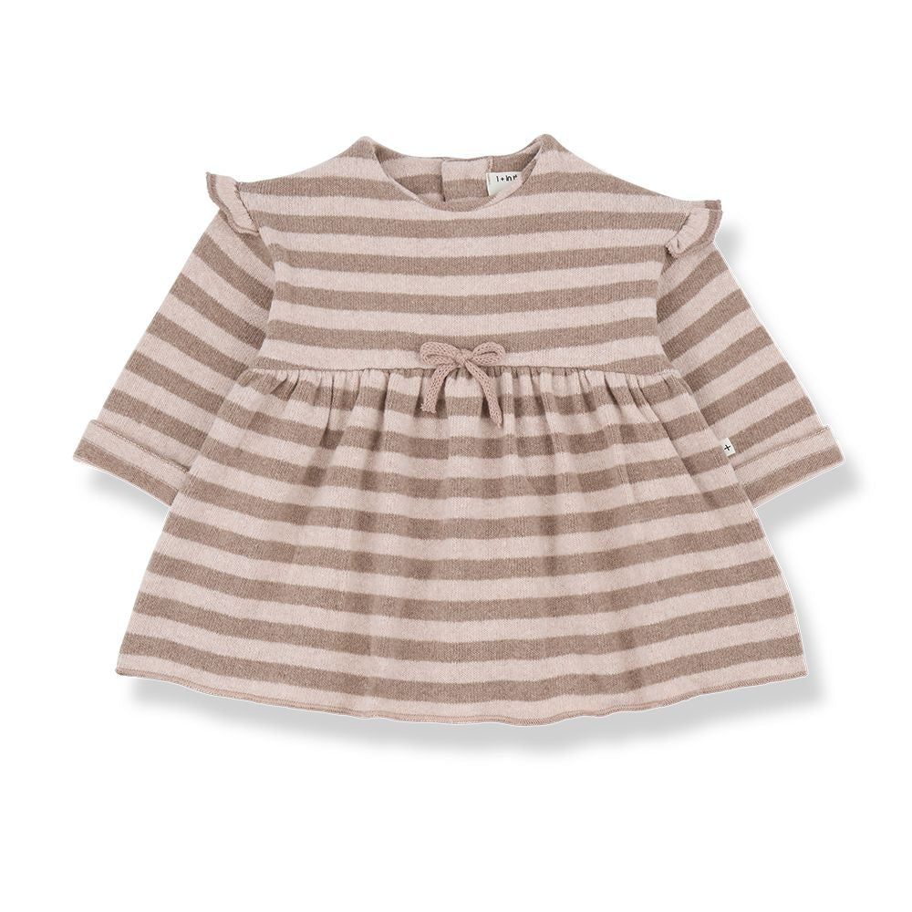 1 + in the family THEA Striped Fleece Dress