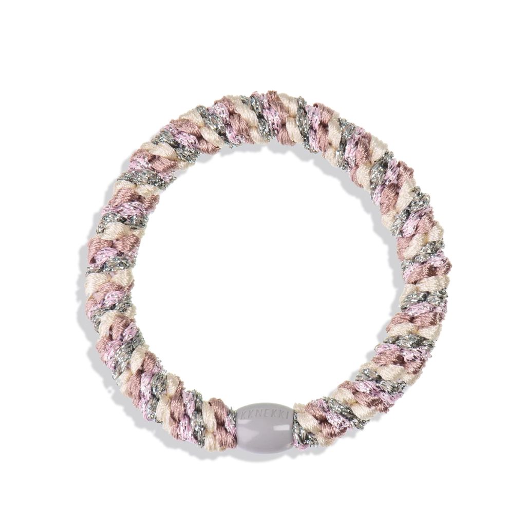 Kknekki Original Hair Tie Mix Dusty Green Lightpink Glitter