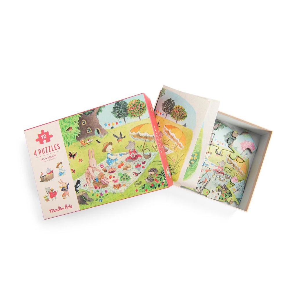 Moulin Roty Grande Famille - Seasons Mini Puzzles